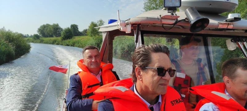 Zapoznali się ze stanem rzeki Pasłęki 