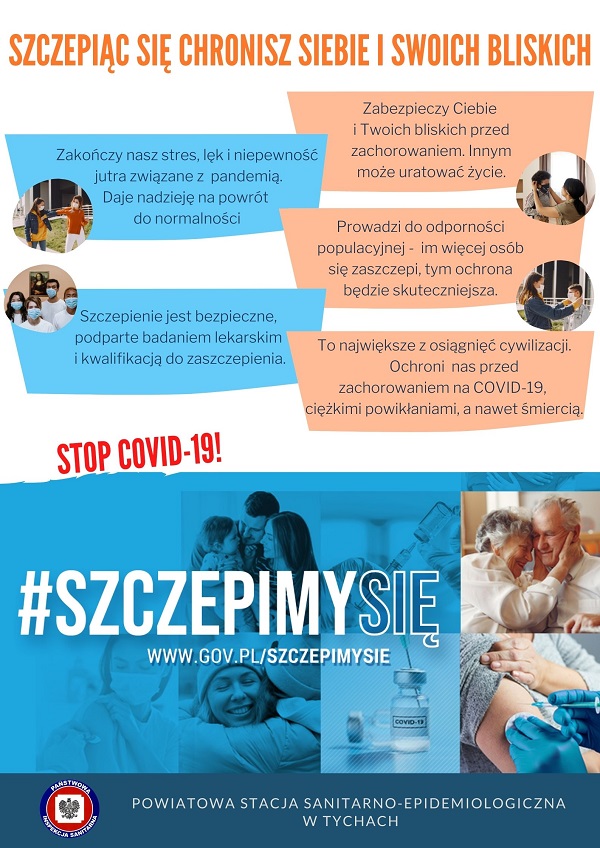 Ulotka akcji #Szczepimysię