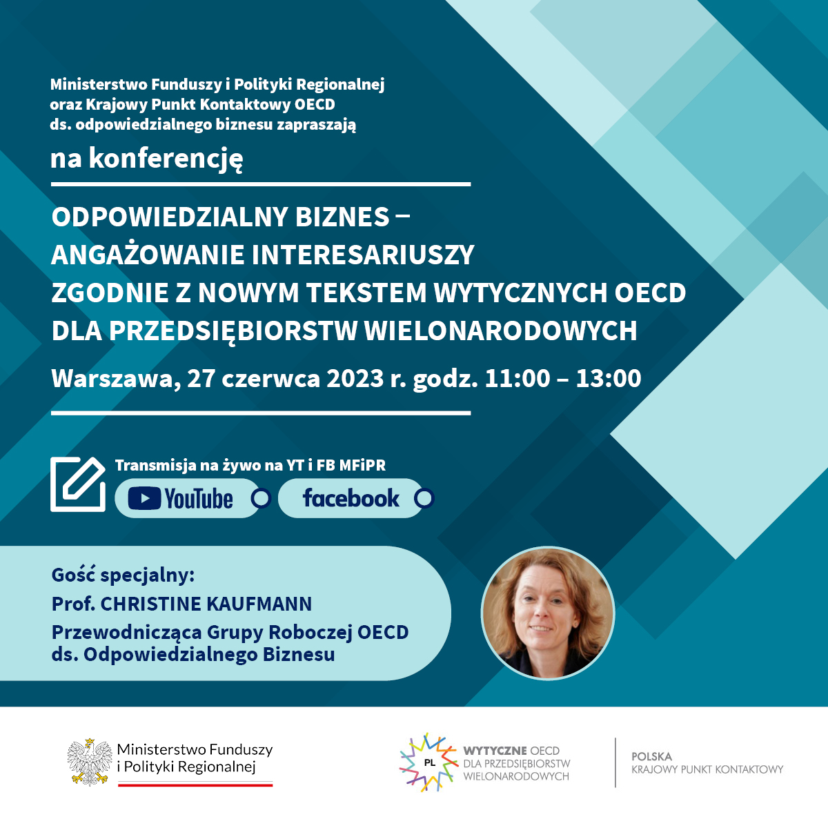 zaproszenie na konferencję nt. Wytycznych OECD dla przedsiębiorstw wielonarodowych