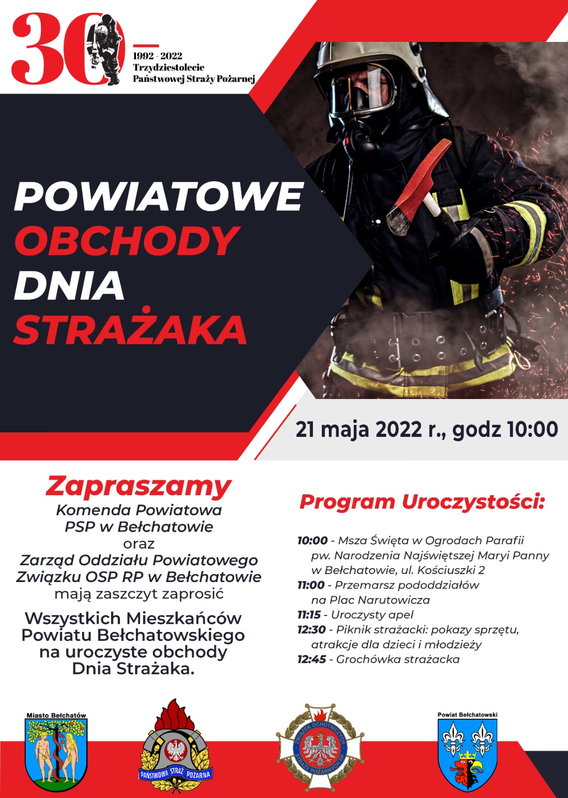 Powiatowe obchody Dnia Strażaka