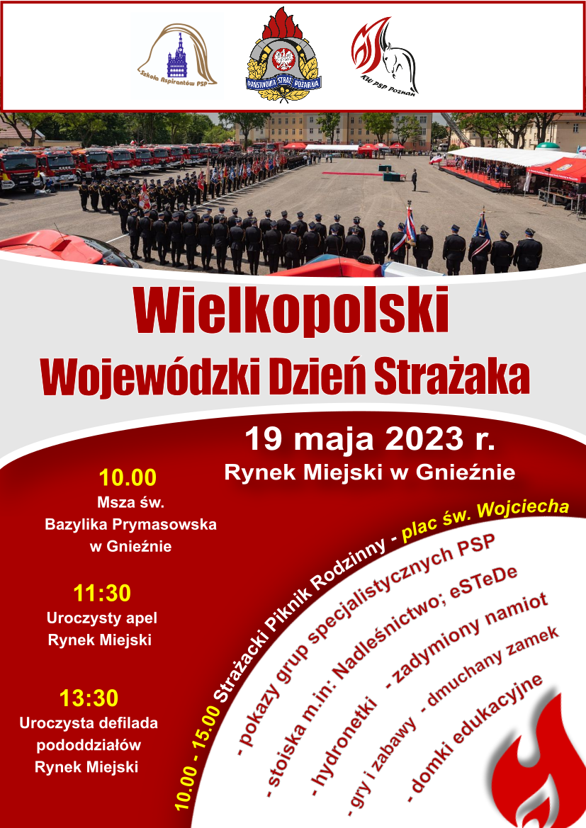Zaproszenie na Wojewódzkie Obchocy Dnia Strażaka