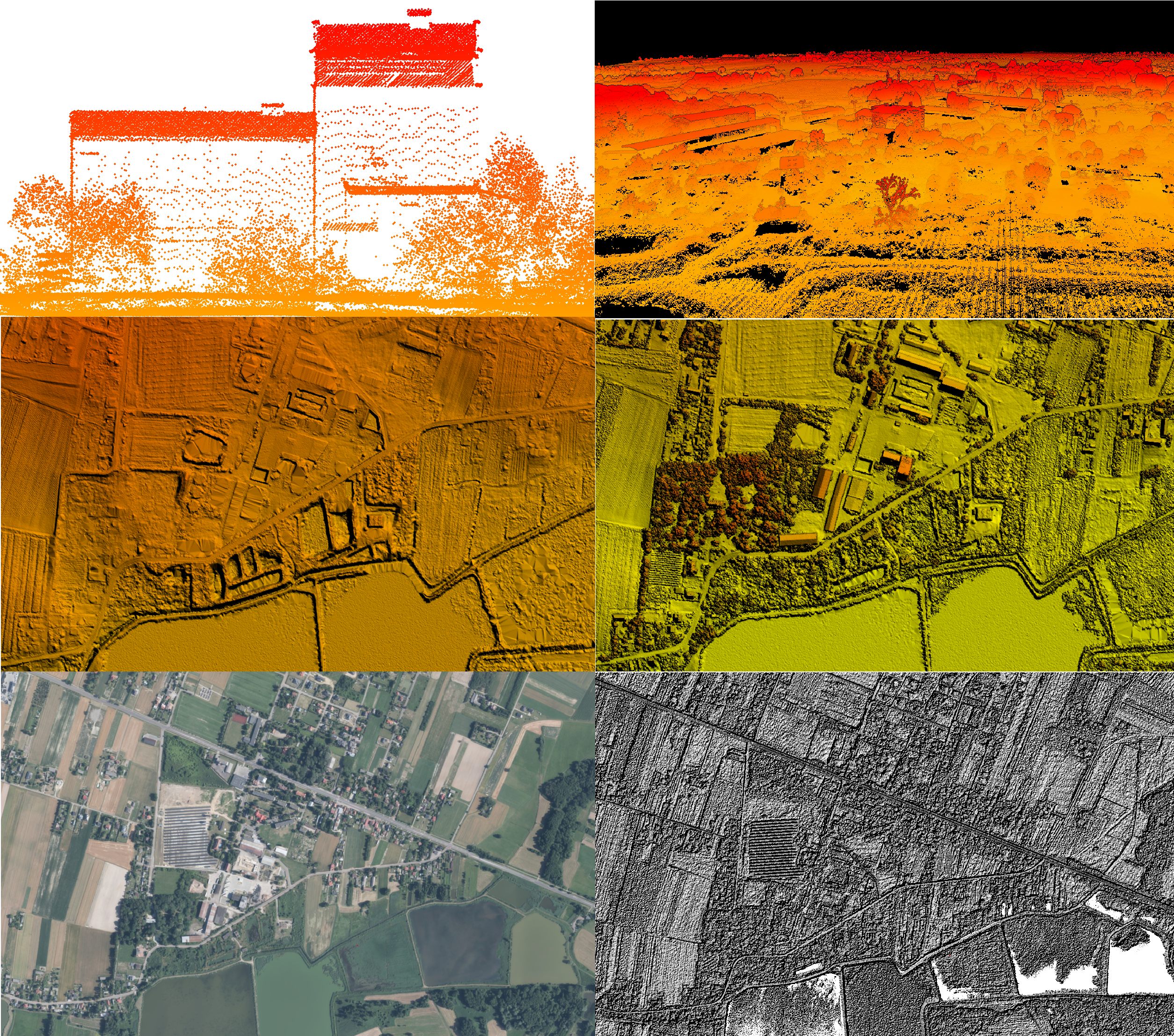 Ilustracja przedstawia dane fotogrametryczne