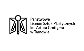 logo Państwowego Liceum Sztuk Plastycznych im. A. Grottgera w Tarnowie