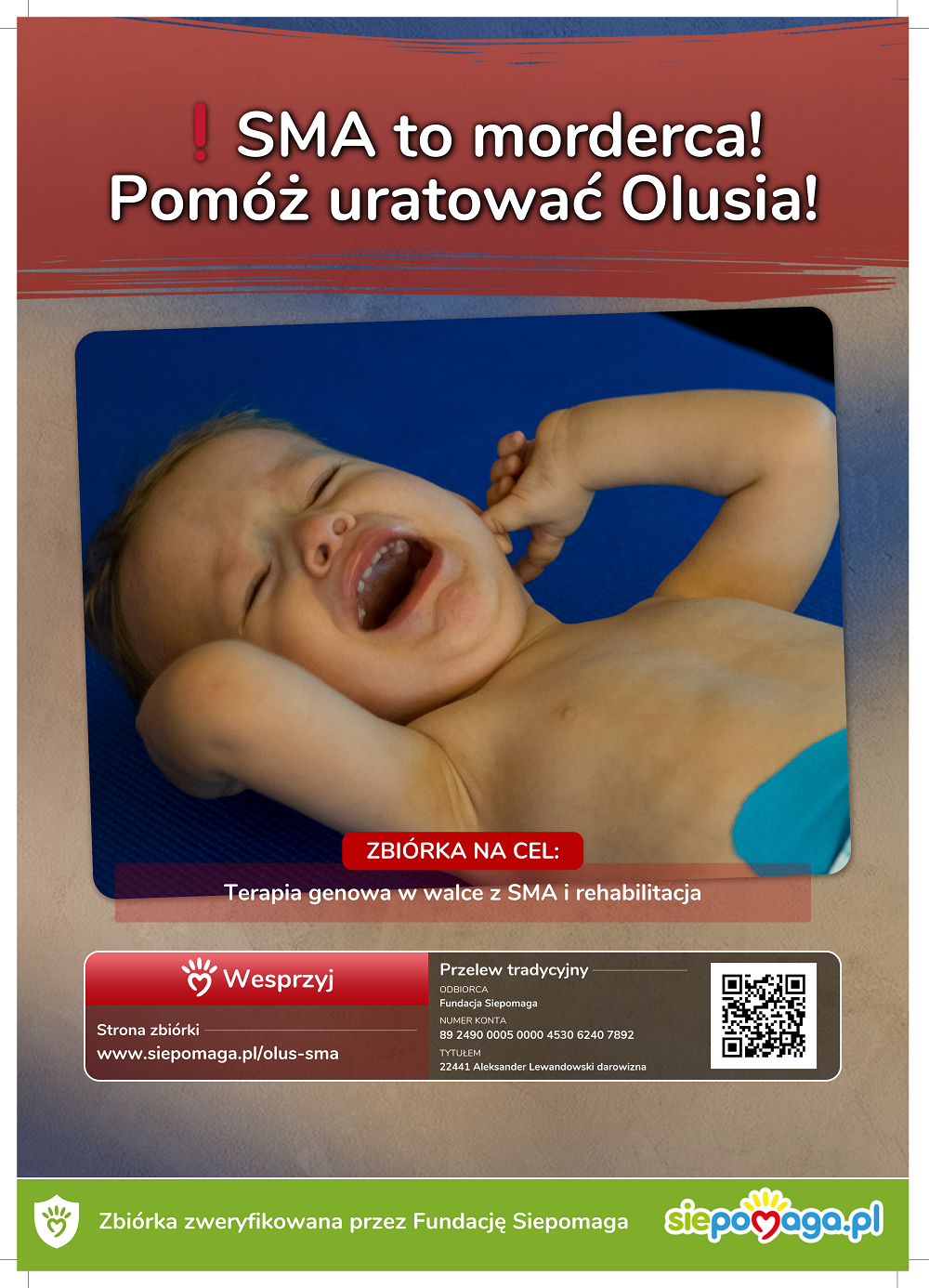 Potrzebna pomoc dla syna strażaka OSP Czarna Woda