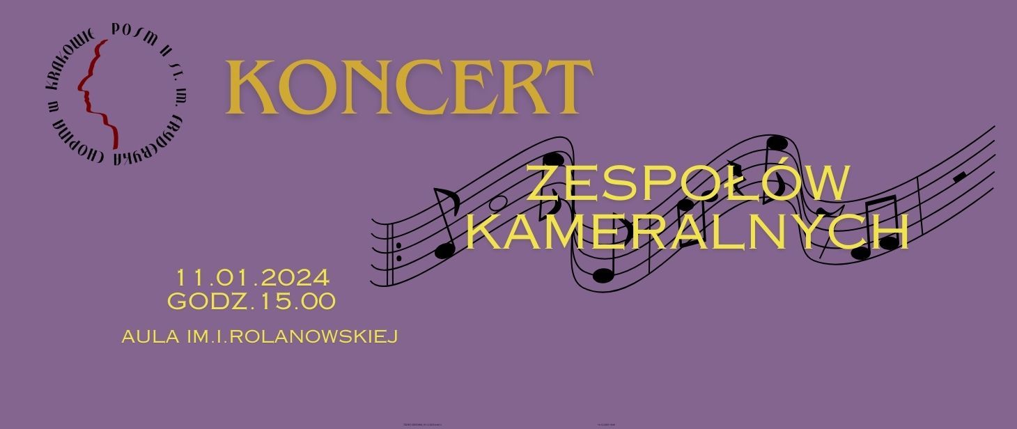 Koncert zespoów kameralnych