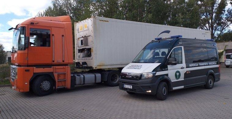 Zestaw zatrzymany przez patrol ITD.