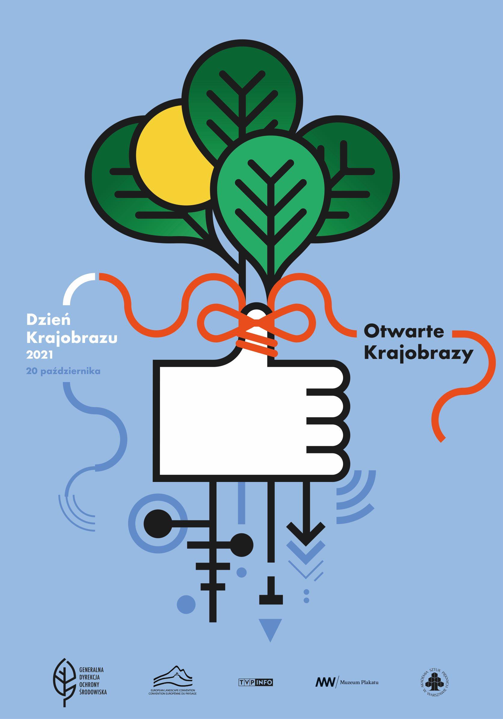 Otwarte krajobrazy mazowieckich rezerwatów przyrody - plakat