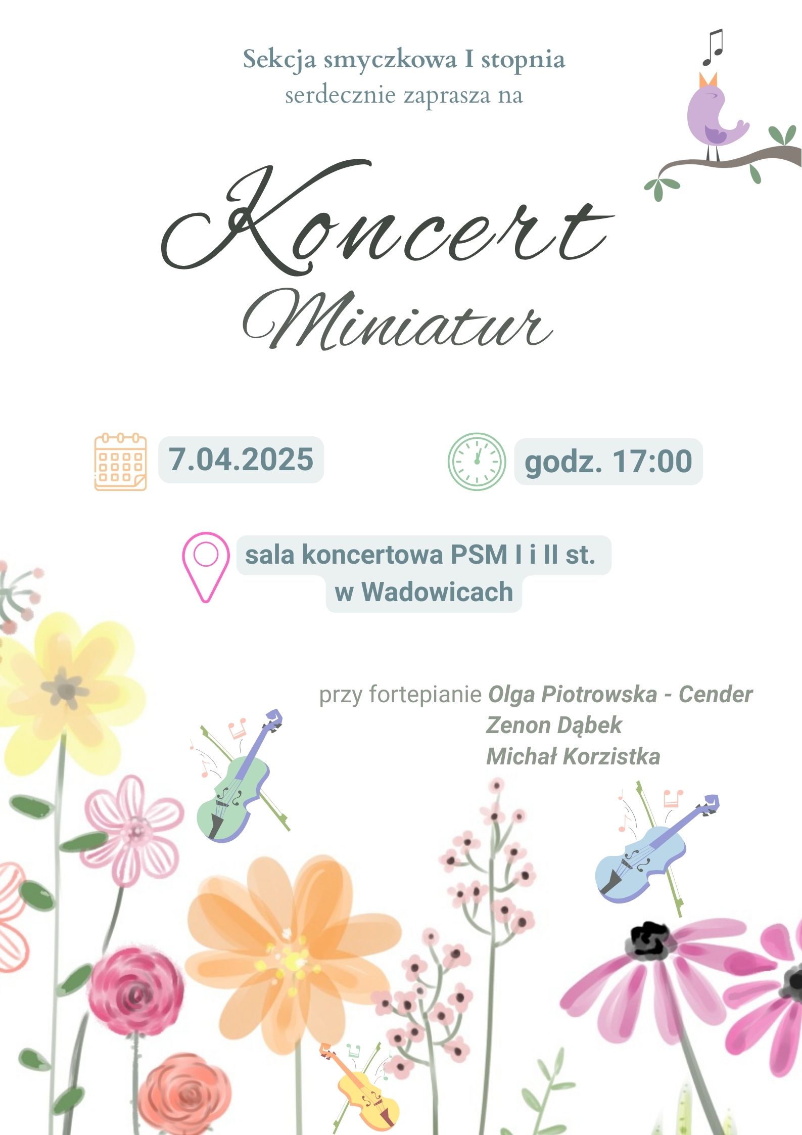 Koncert miniatur smyczkowych 07.04.2025