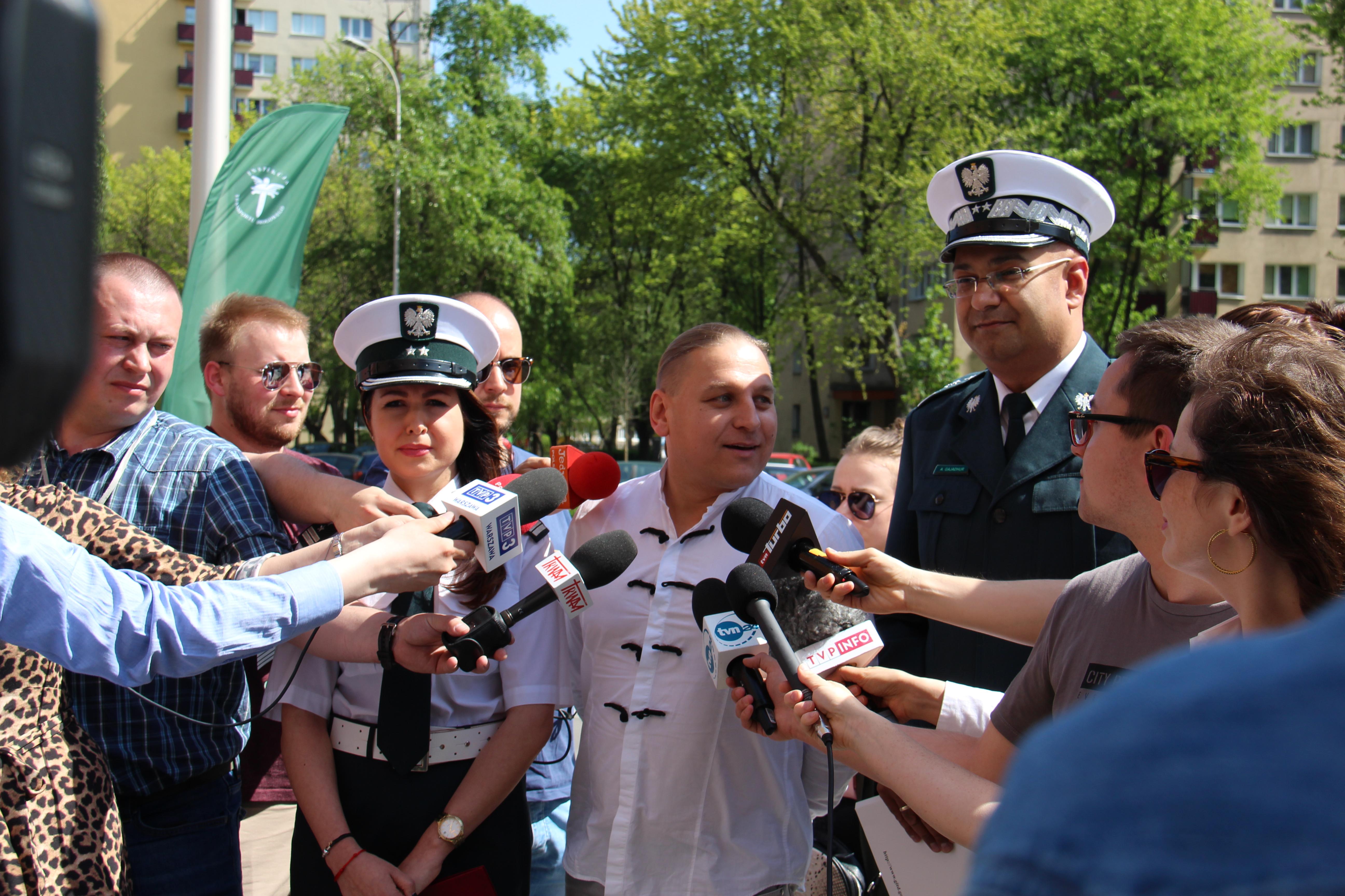 W briefingu dot. weekendu majowego obok Głównego Inspektora wziął udział Paweł Golec