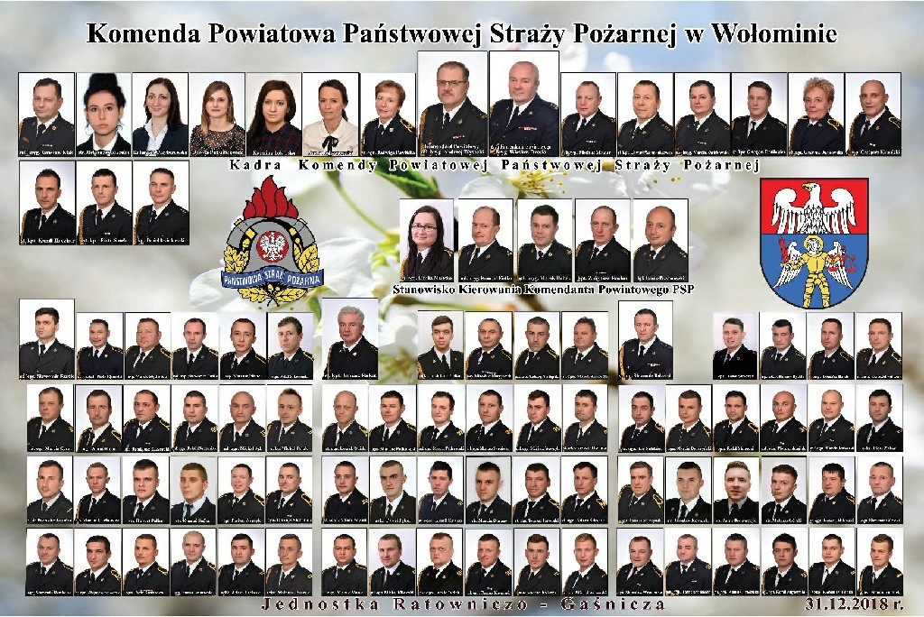Strażacy KP PSP Wołomin 2018