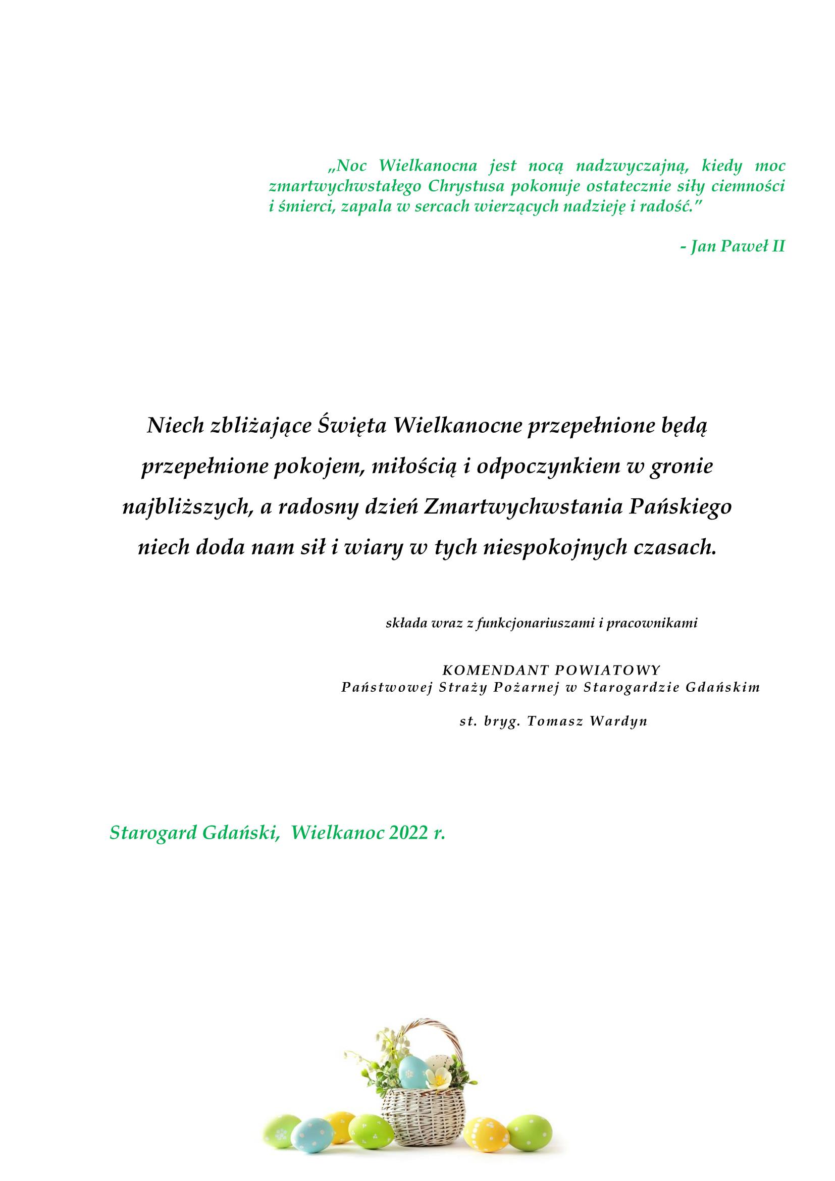 Życzenia Wielkanocne