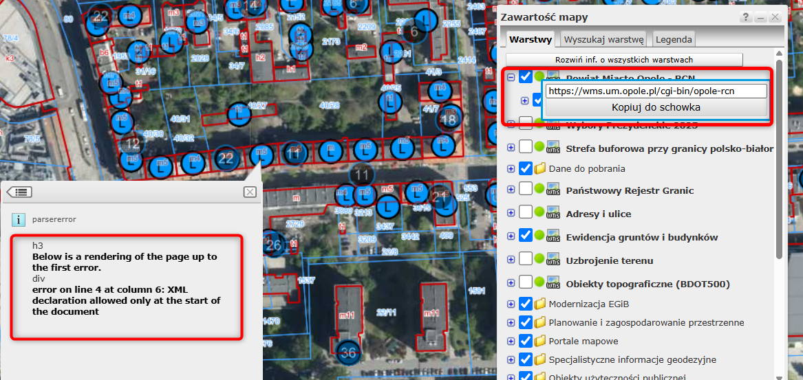 Błędna obsługa formatu HTML 