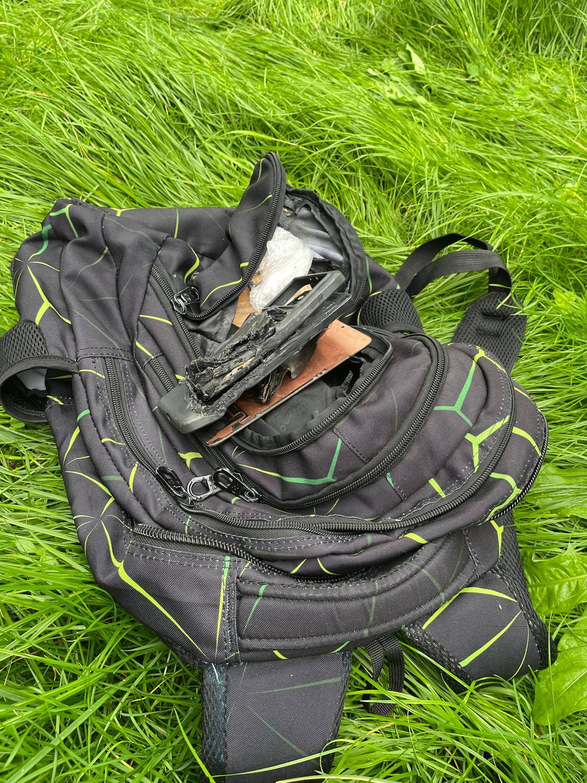 Telefon wybuchł w plecaku – Braniewo