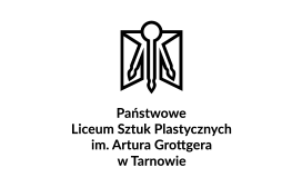 logo Państwowego Liceum Sztuk Plastycznych im. A. Grottgera w Tarnowie