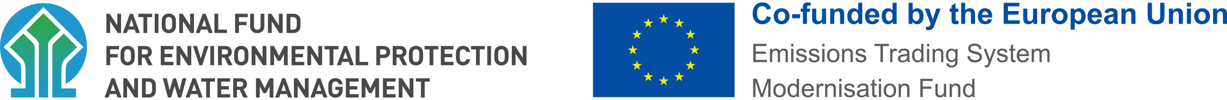  Logotyp NFOŚiGW, flag UE, and bellow text: 