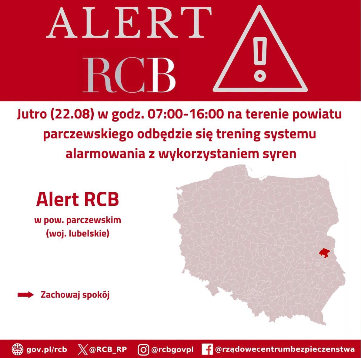 Alert RCB