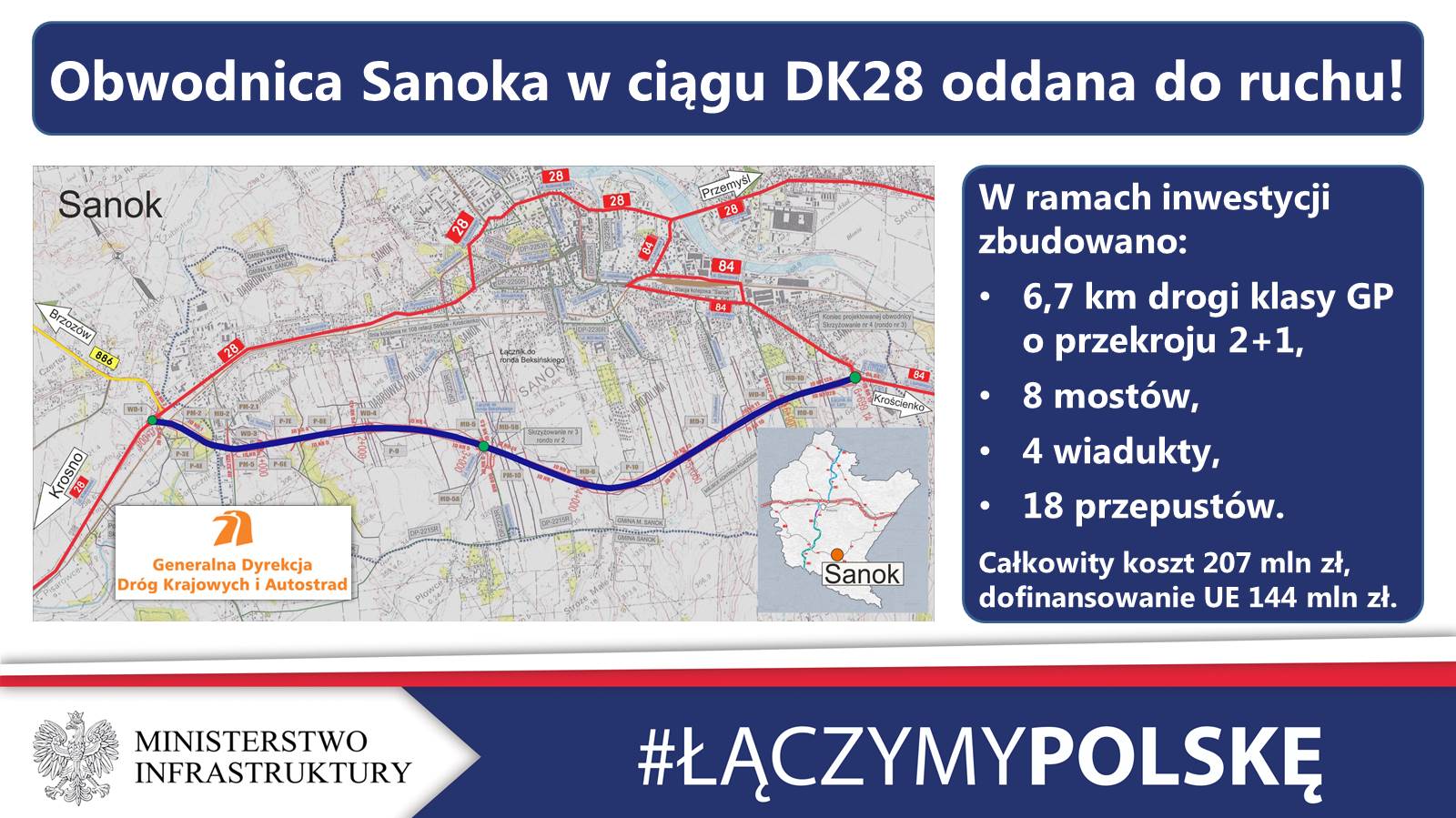 Obwodnica Sanoka - infografika