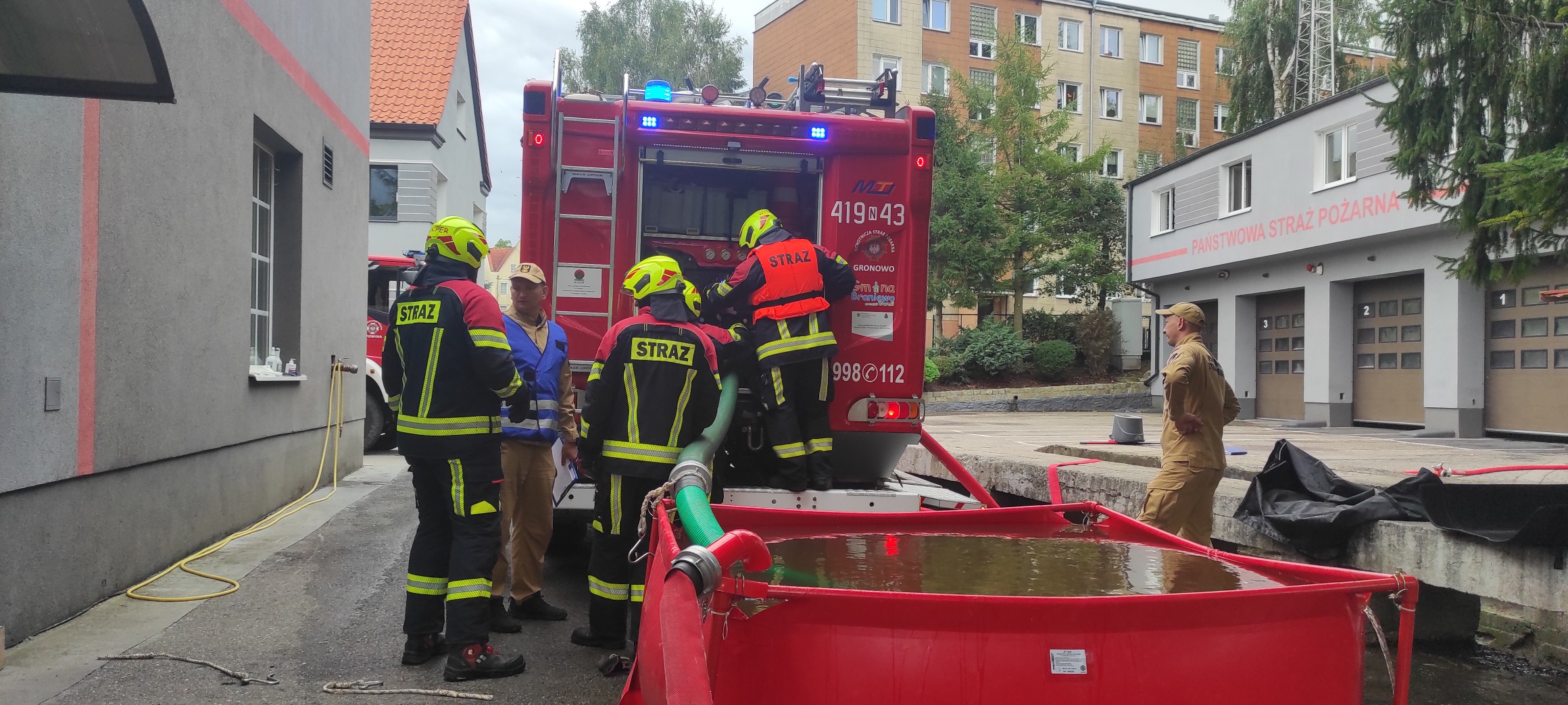 I Warsztaty Ratownicze dla jednostek KSRG powiatu braniewskiego