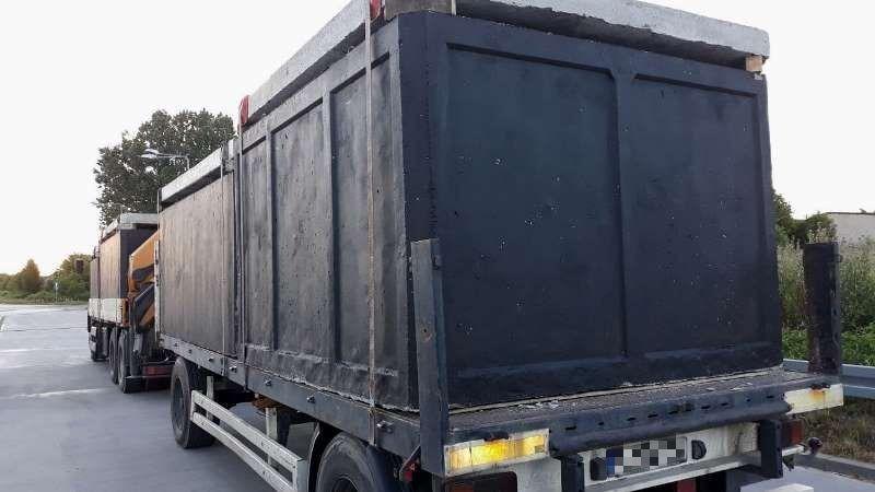 Szamba betonowe na przyczepie