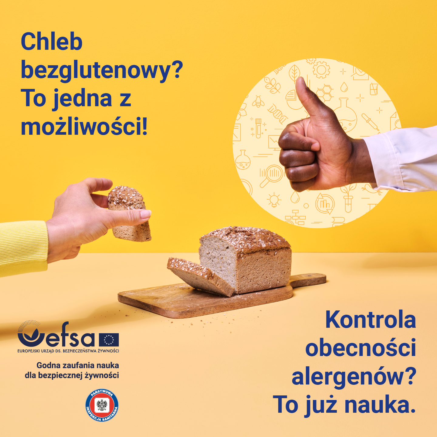 Kontrola obecności alergenów? To już nauka. Chleb bezglutenowy - to jedna z możliwości.