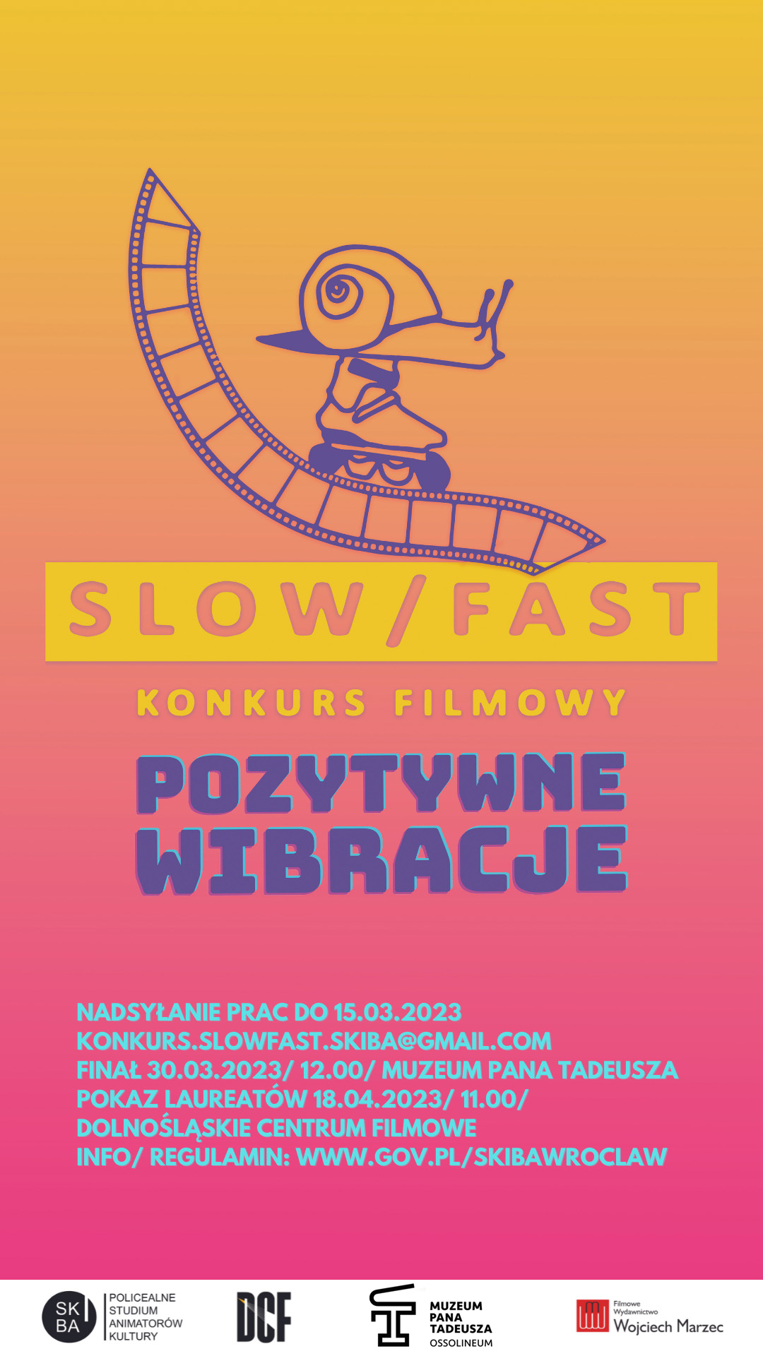 Plakat Slow/Fast 2023