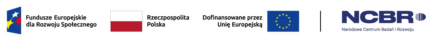 Belka z logotypami FERS, RP, UE i NCBR.