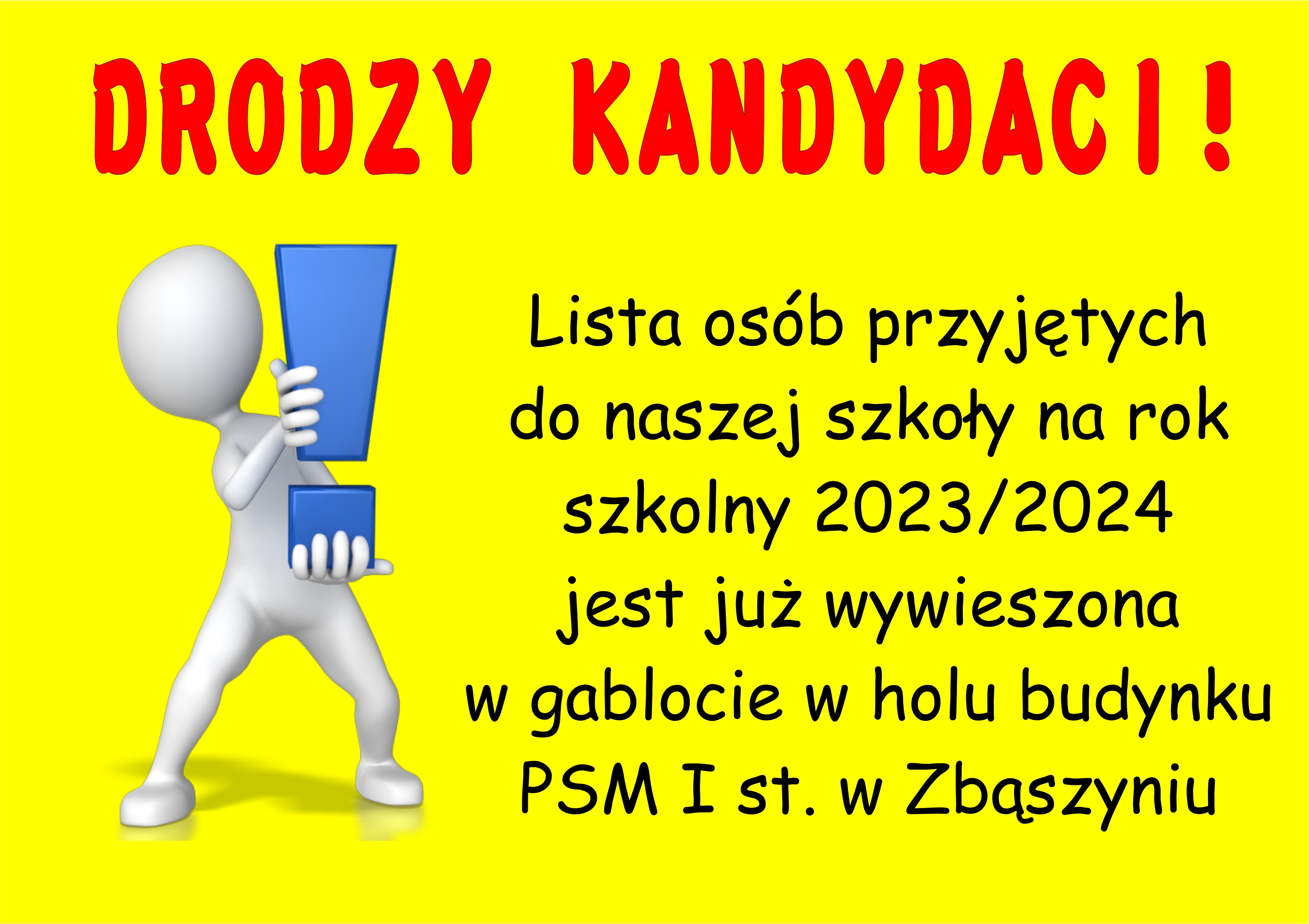 lista osób przyjętych