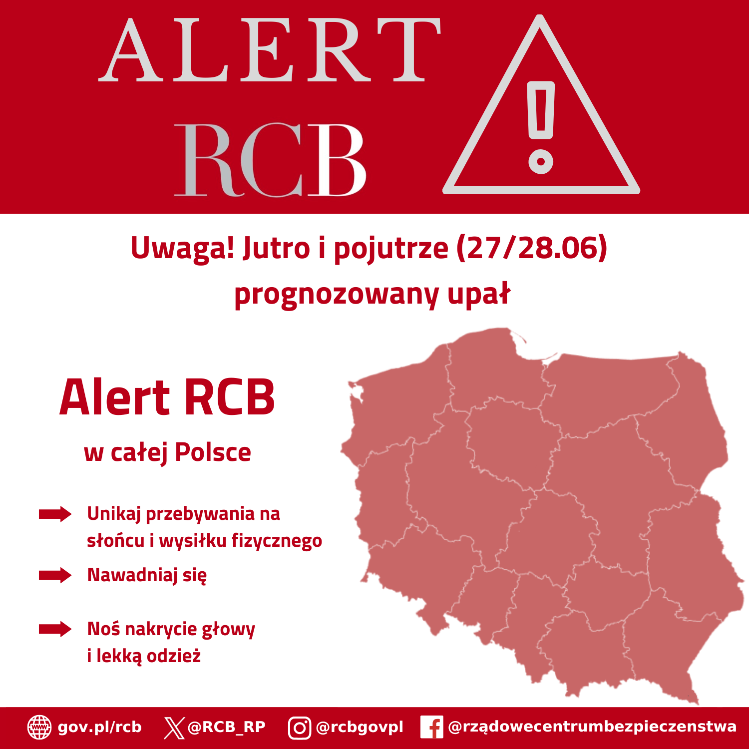 Alert RCB 26.06 upał