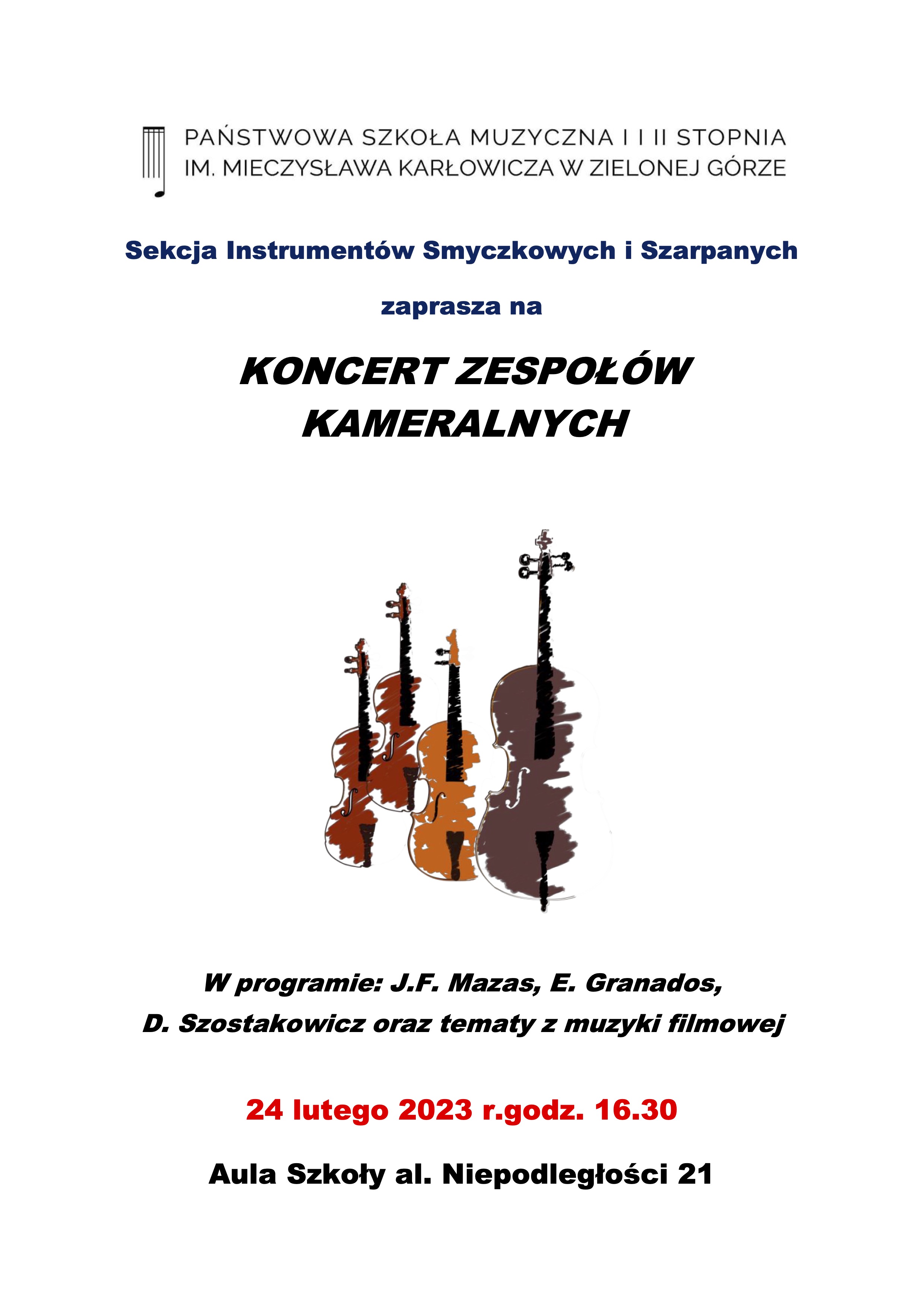 Koncert zespołów kameralnych