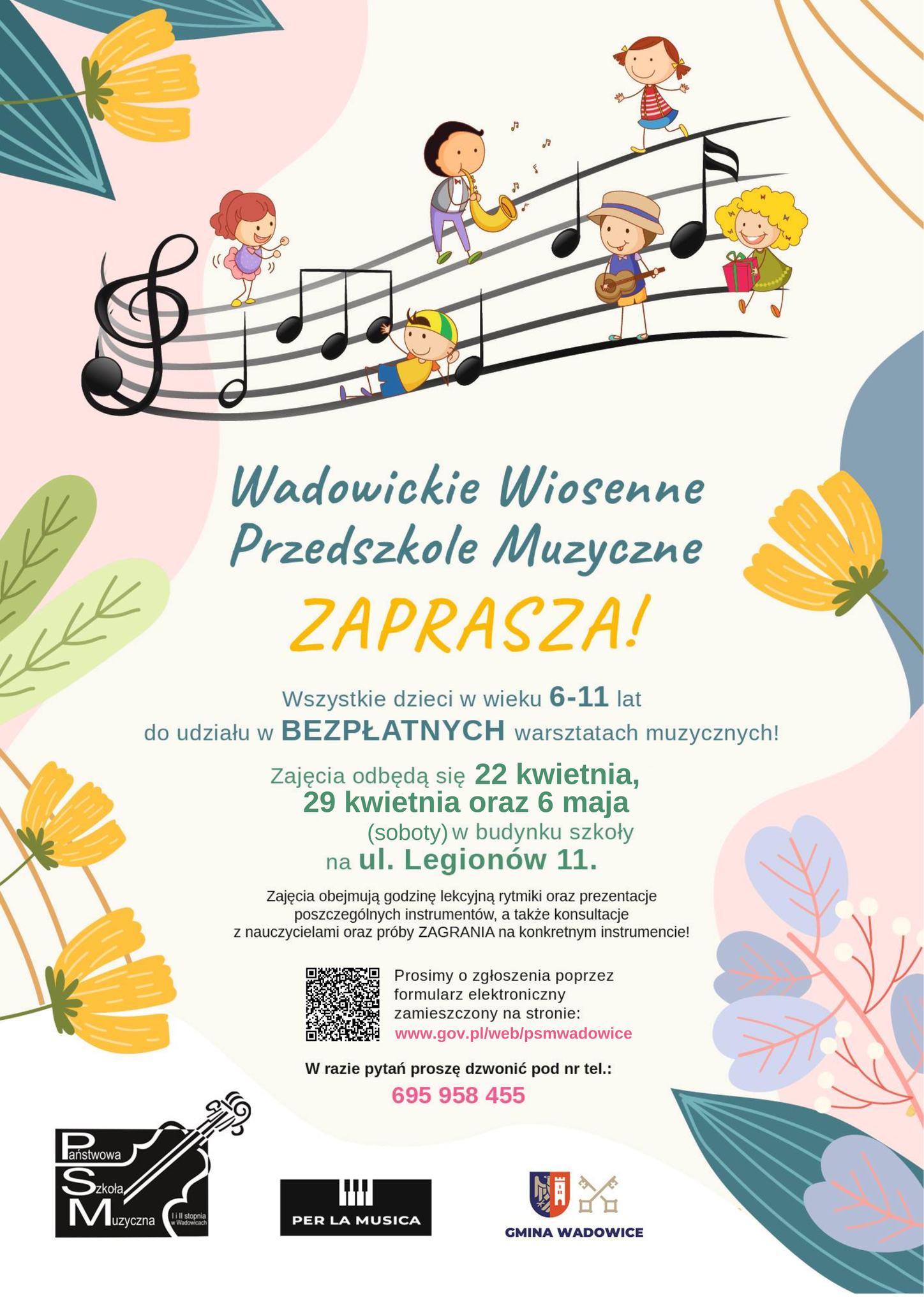 Wadowickie Wiosenne Przedszkole Muzyczne 2023