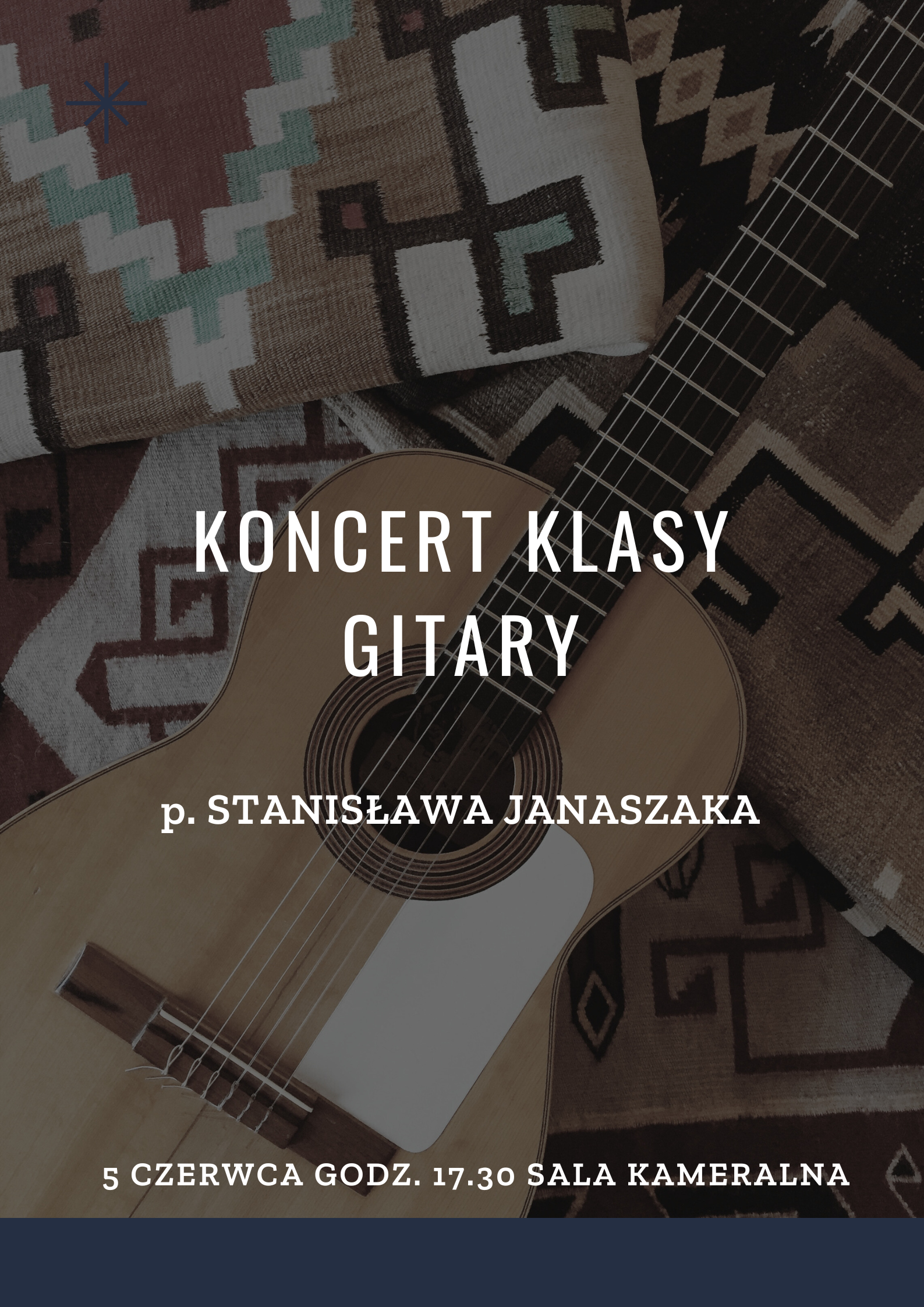 Plakat - Koncert klasy gitary