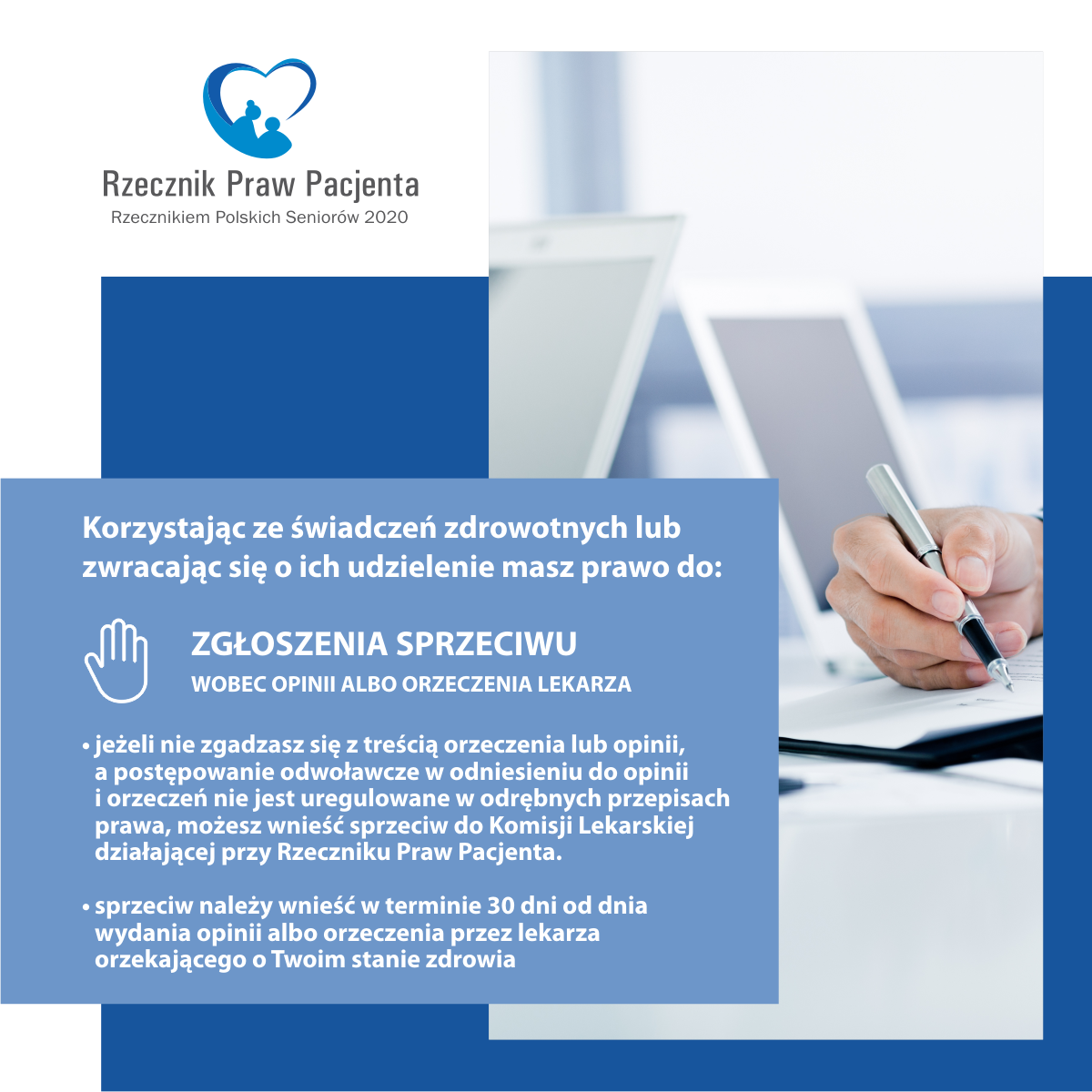 rawo do zgłaszania sprzeciwu wobec opinii albo orzeczenia lekarza