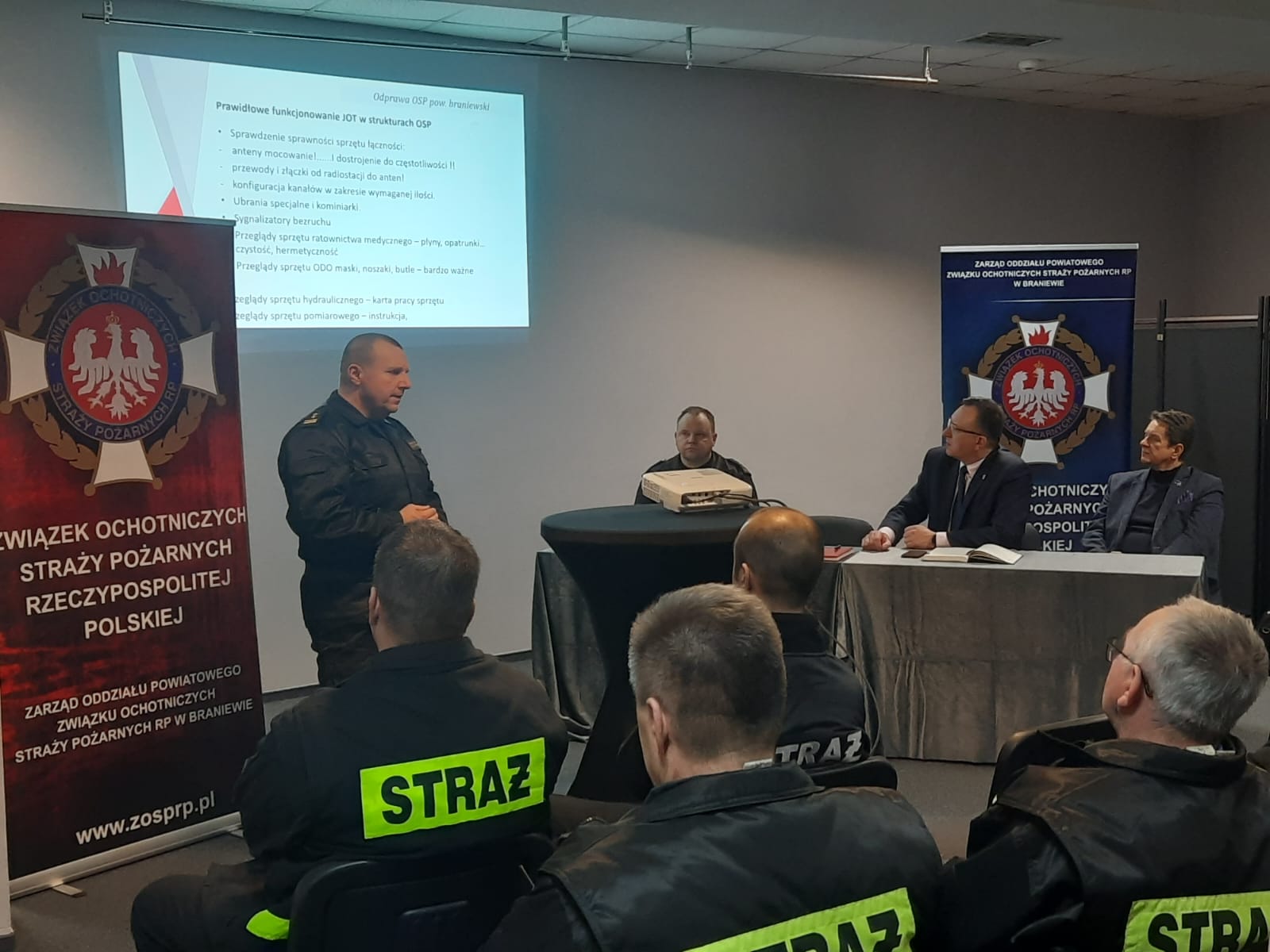 Odprawa z Komendantami Gminnymi ZOSP RP oraz Naczelnikami OSP