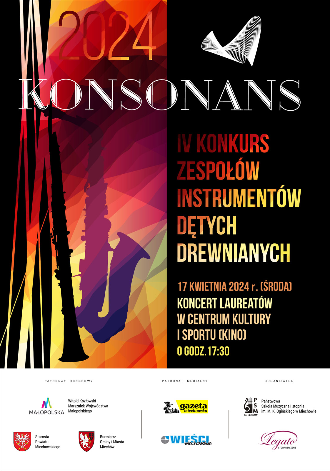 IV edycja Konkursu Zespołów Instrumentów Dętych Drewnianych „KONSONANS”