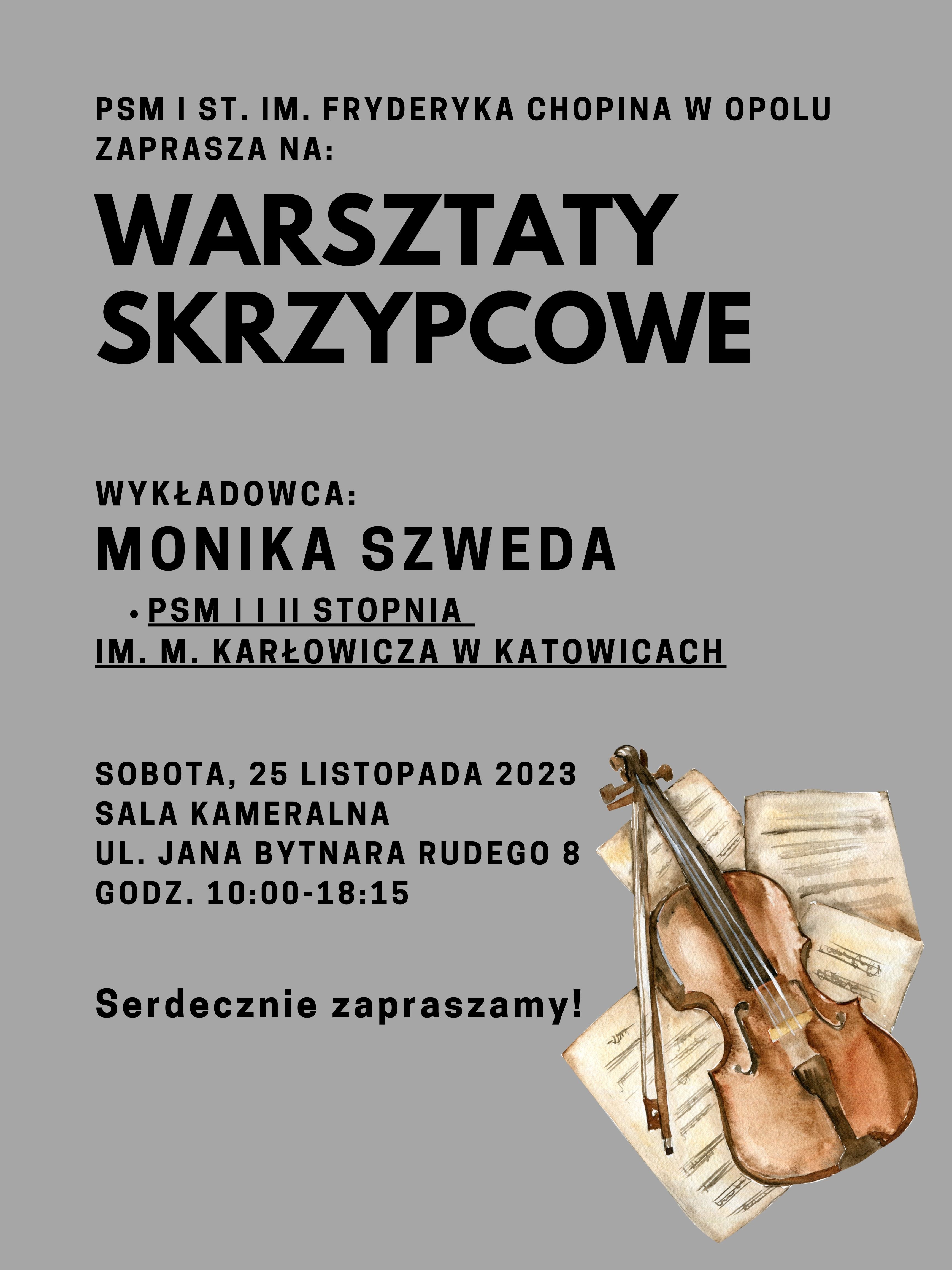 Warsztaty skrzypcowe