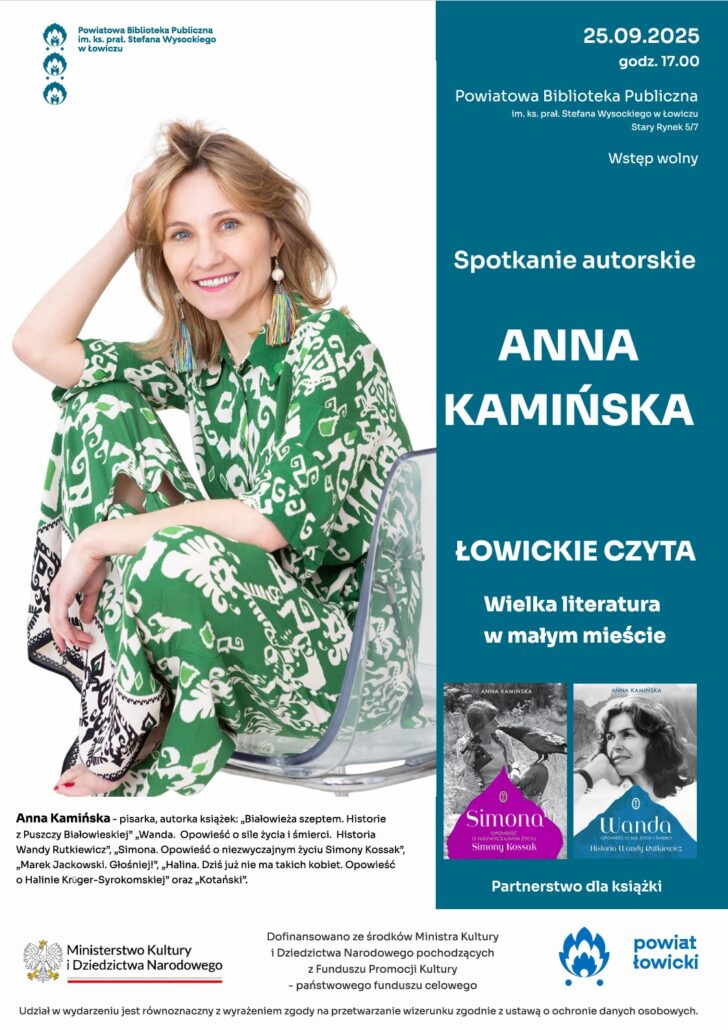 SPOTKANIE Z ANNĄ KAMIŃSKĄ