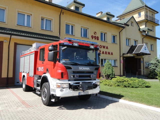 305-25 Ciężki samochód gaśniczy GCBA-Rt 5/32 SCANIA P400