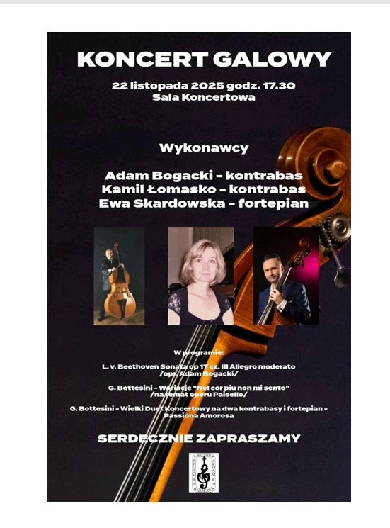 VI Ogólnopolski Konkurs Kontrabasowy im. Profesora Tadeusza Pelczara