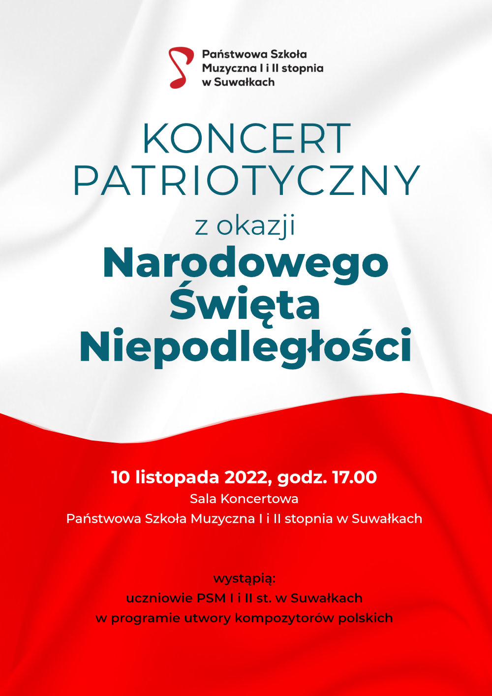 Koncert patriotyczny z okazji Narodowego Święta Niepodległości 