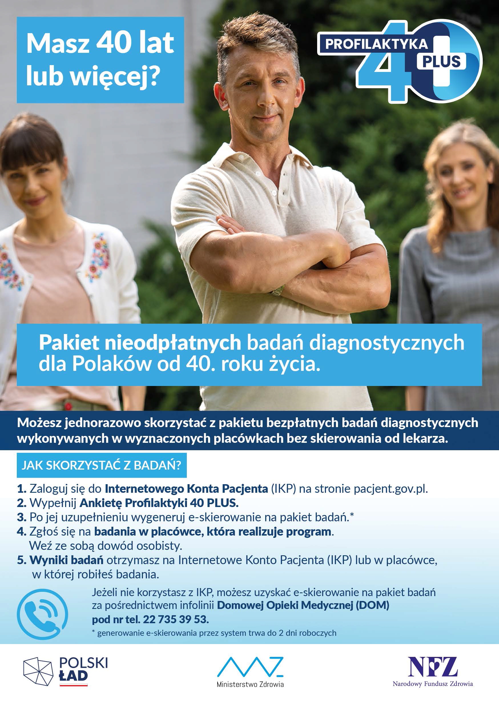 Ulotka profilaktyka 40 PLUS