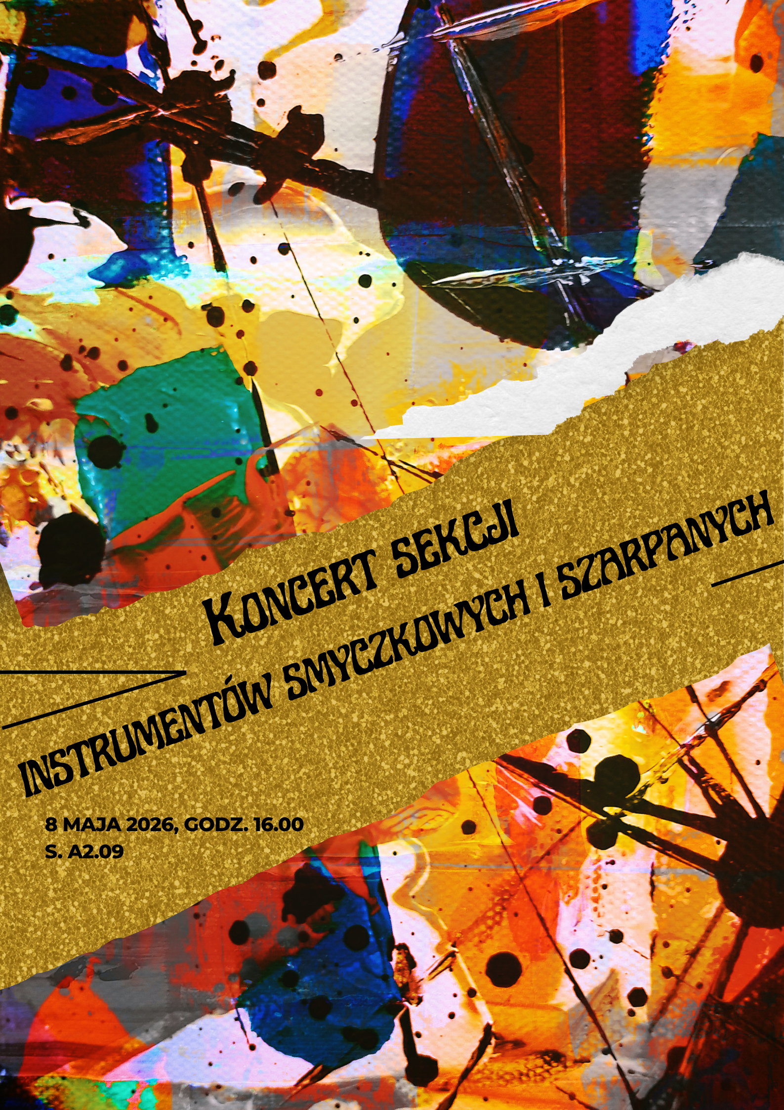 plakat koncert sekcji