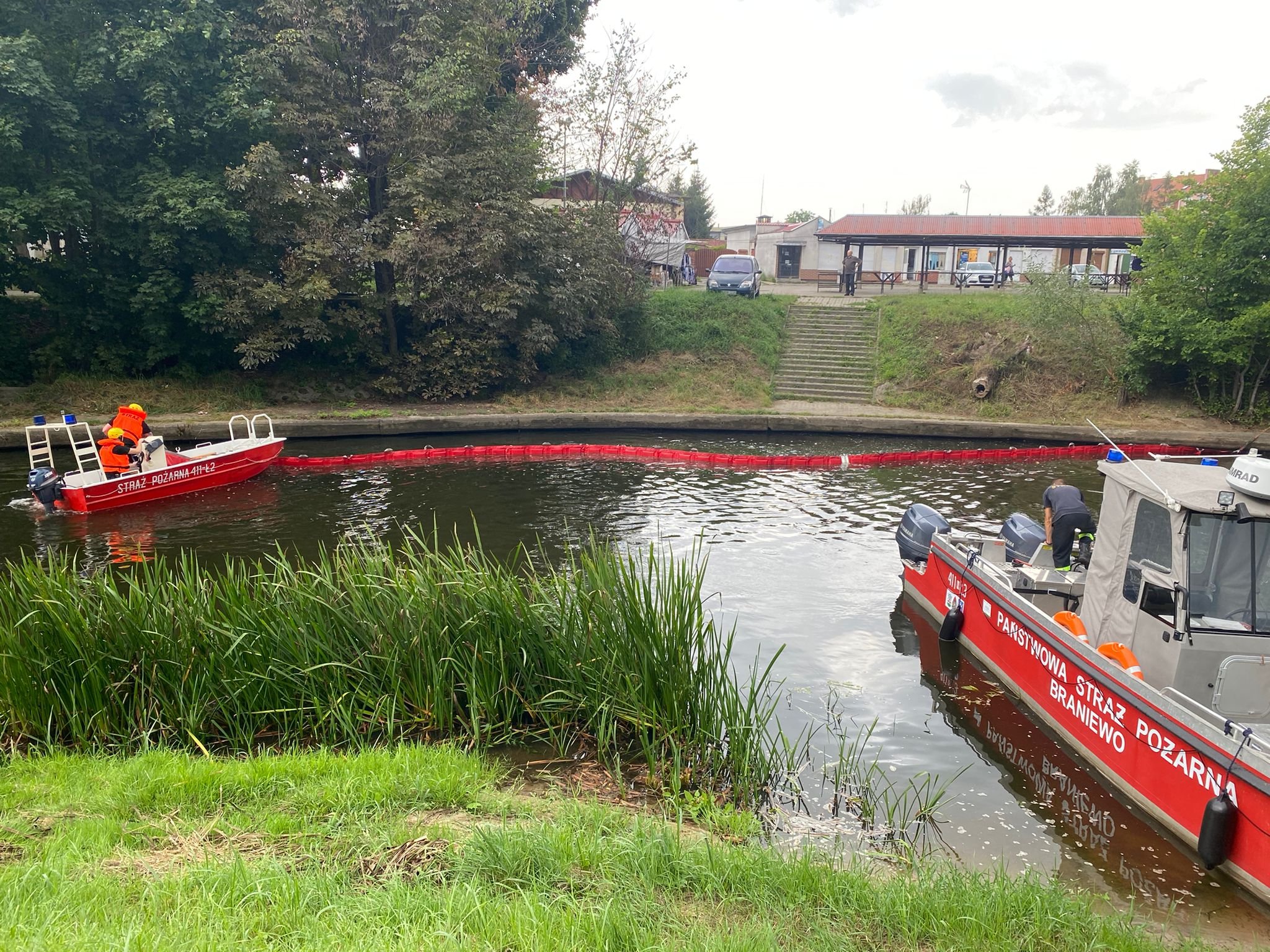 Ćwiczenia z zaporami na rzece Pasłęce