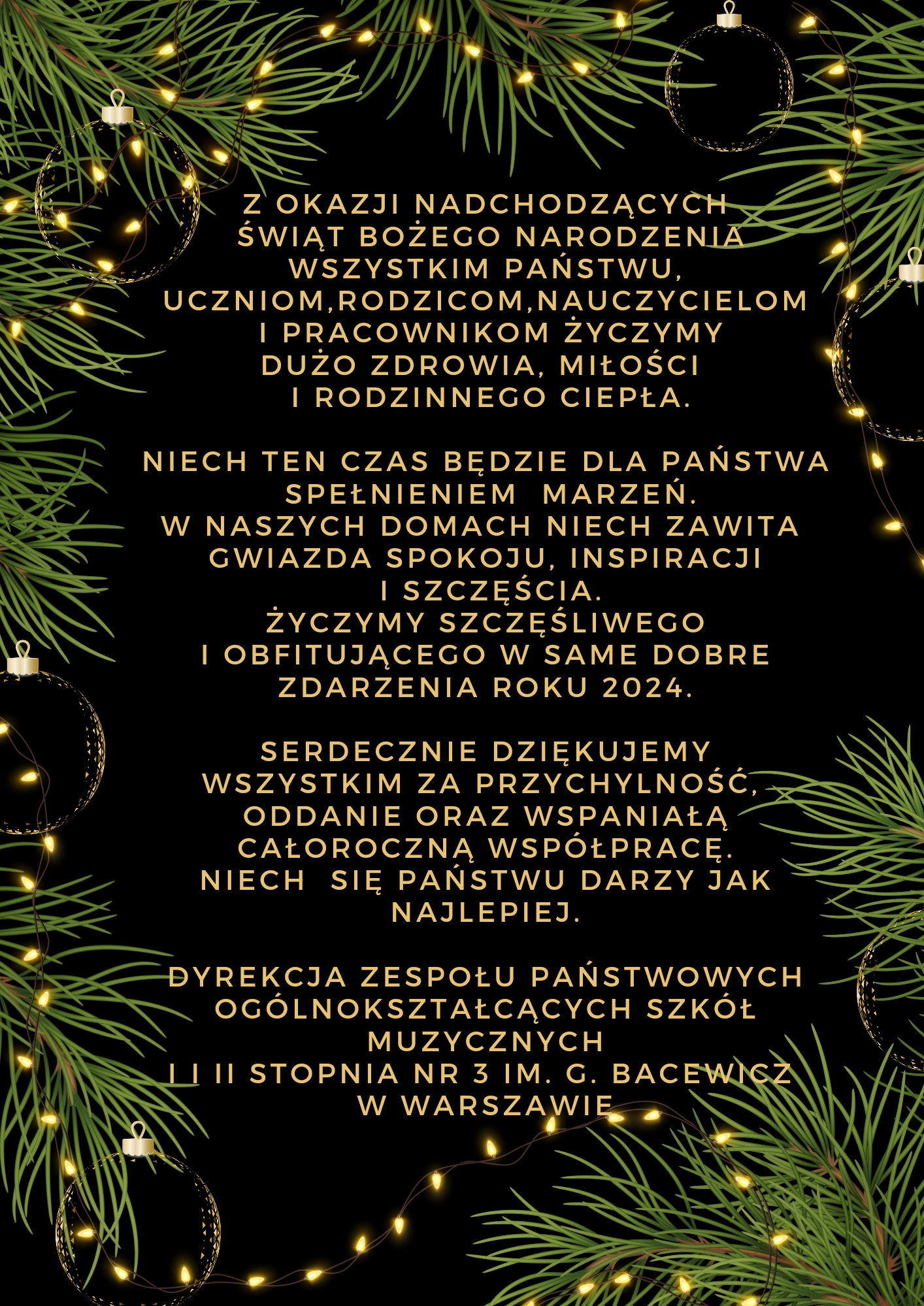 2023 Życzenia Świąteczne