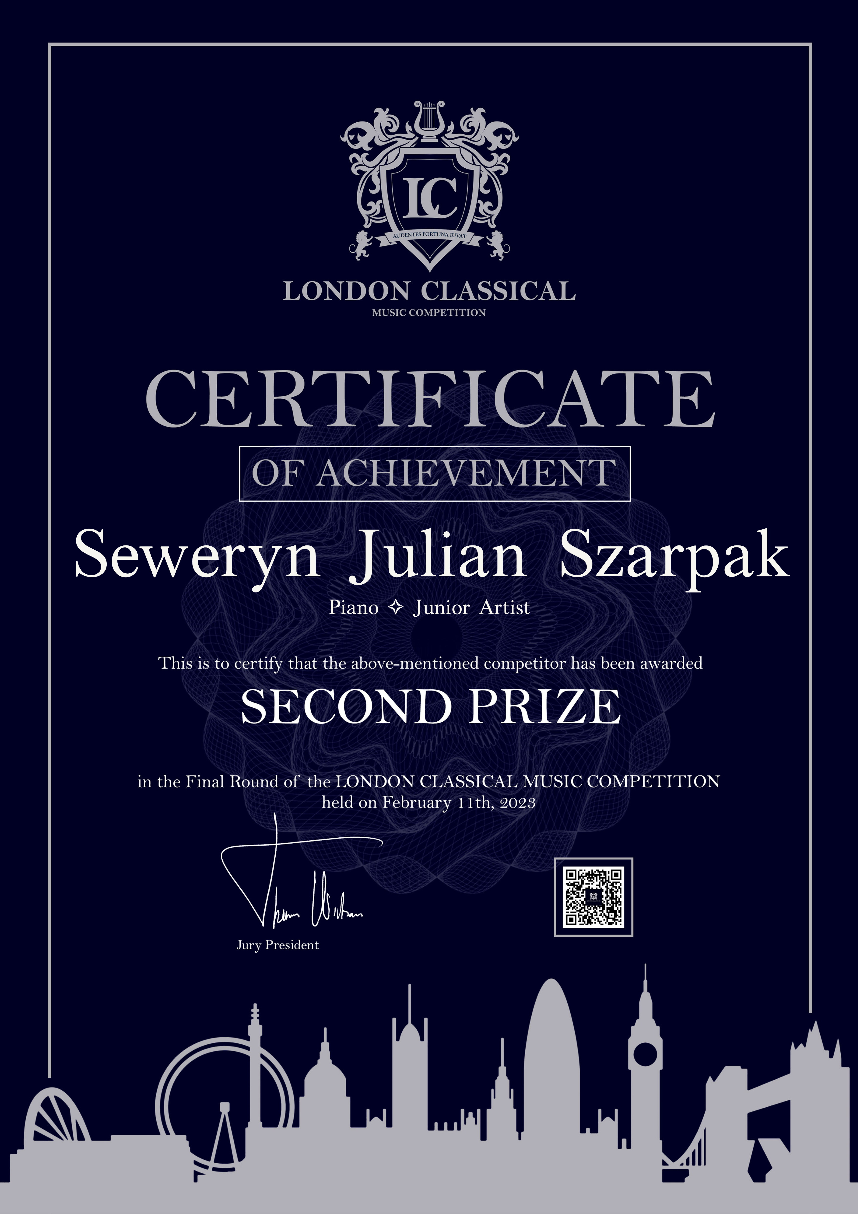 Dyplom Seweryn Szarpak