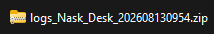 Paczka z logami NASK Desk.