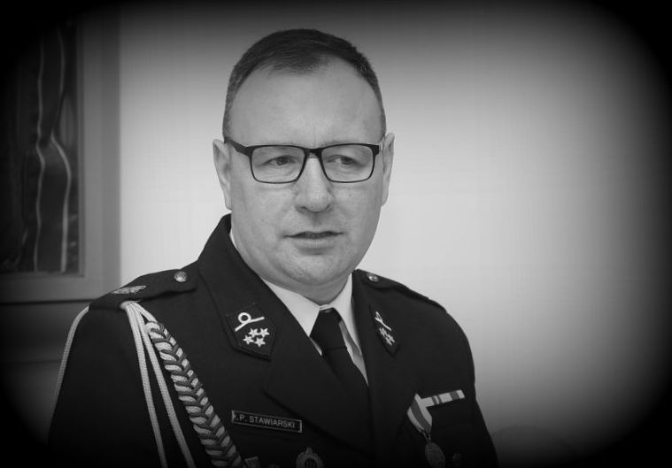 Piotr Stawiarski- prezes OSP w Lubawie