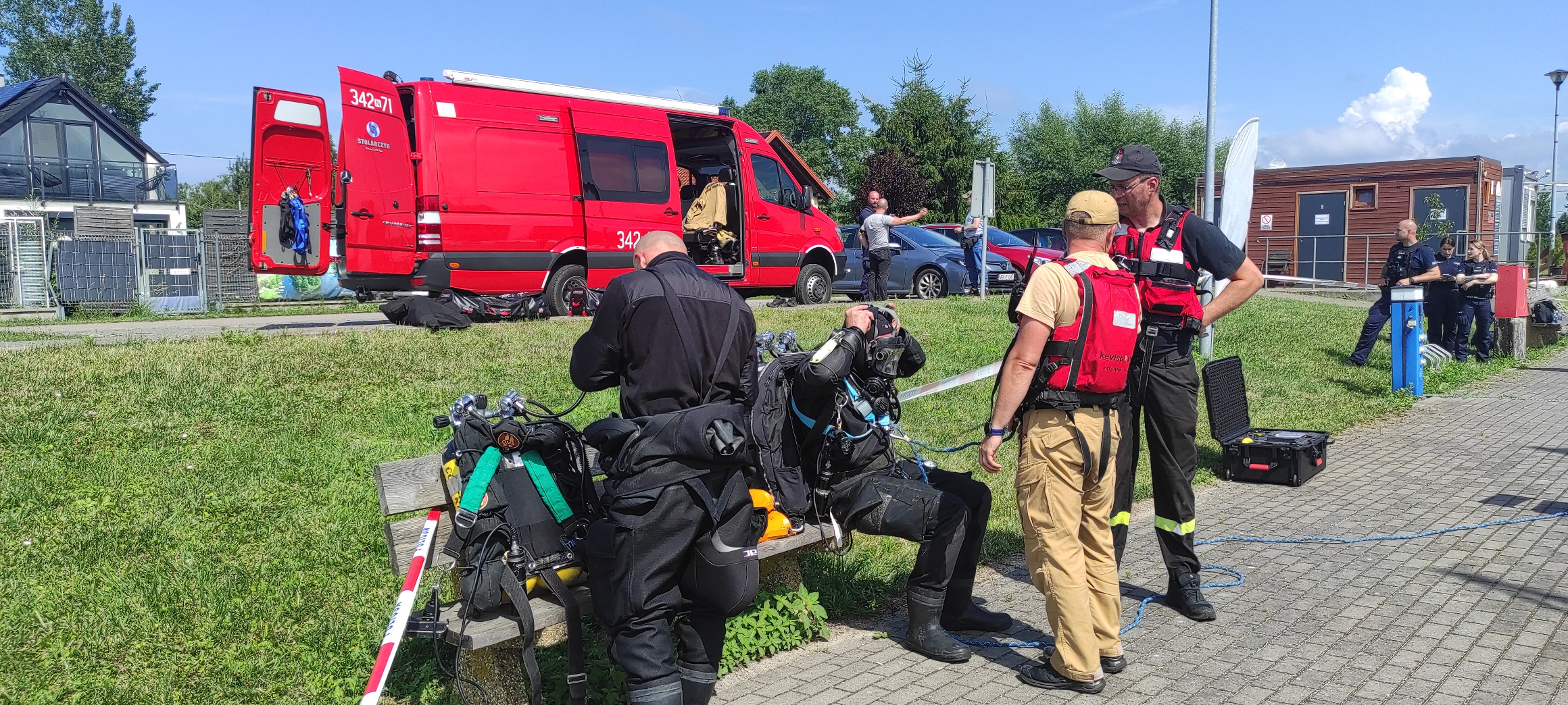 Poszukiwania zaginionego żeglarza – Stara Pasłęka gm. Braniewo