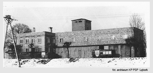 Remont kapitalny strażnicy - zima 1983 r. 