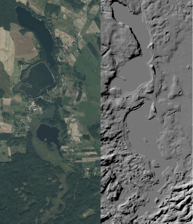 Ilustracja przedstawia dane fotogrametryczne