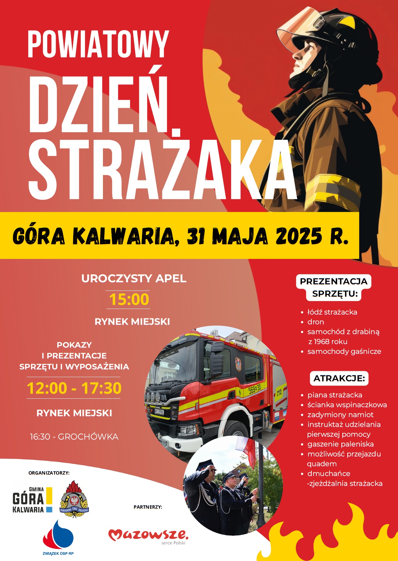 Plakat Dzień Strażaka